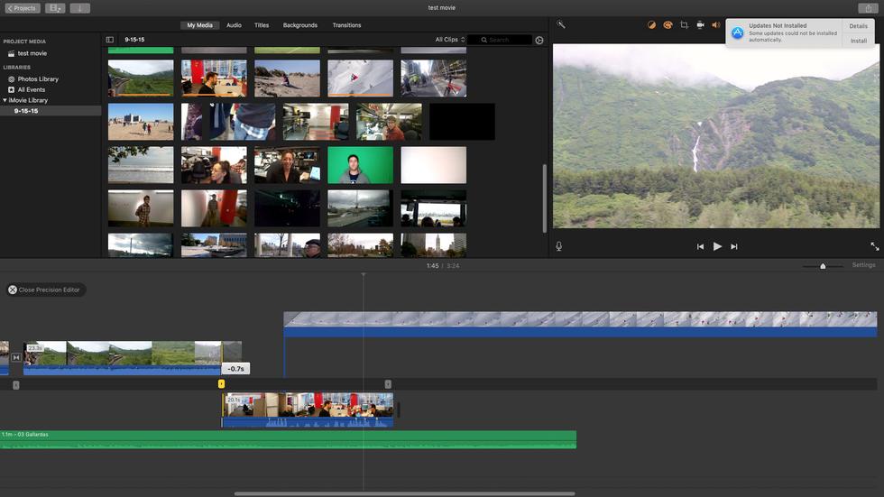 Apple imovie video editing software